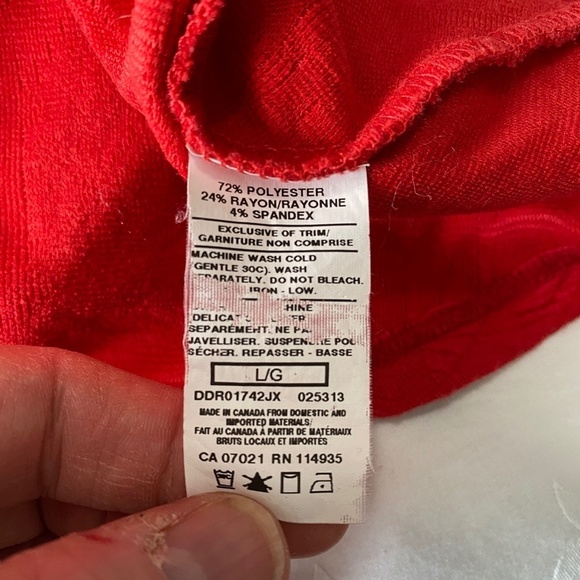 RIPE Women's Red Sleeveless Mini Dress Size Large - Picture 5 of 12